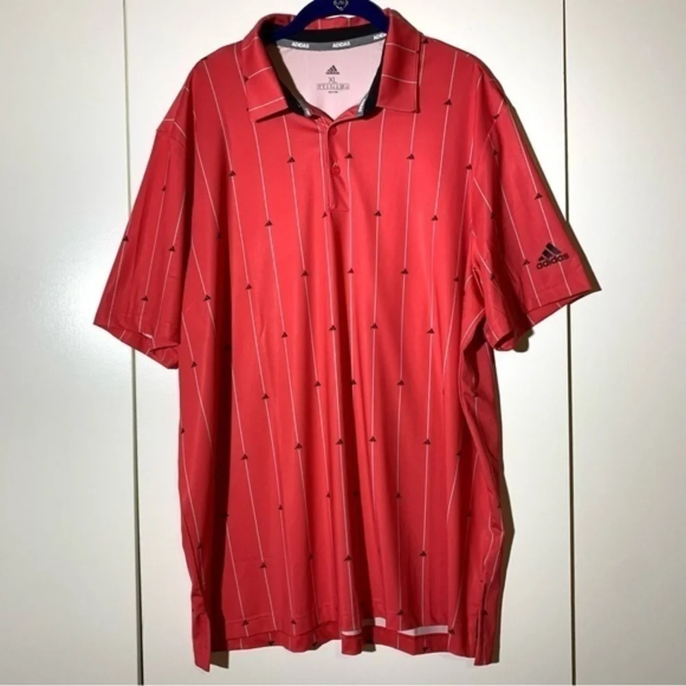adidas Golf Ultimate365  Vertical Striped Pink Black XL